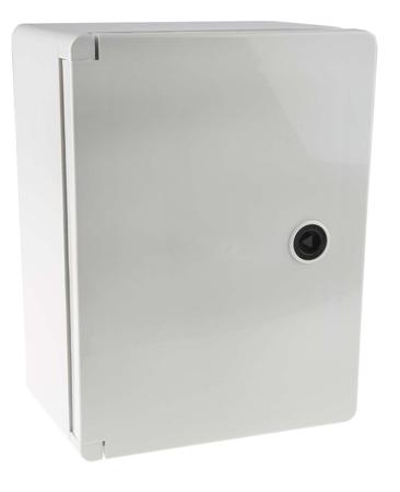 746-7393 RS PRO ABS Wall Box, IP65, 280 mm x 210 mm x 130mm