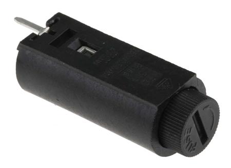 HTC-45M Eaton 10A PCB Mount Fuse Holder for 5 x 20mm Fuse, 1P, 250V ac