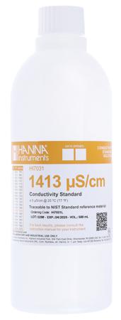 HI7031L Hanna Instruments  Buffer Solution 1413μS/cm, 460ml Bottle