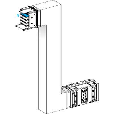 KSA630DZE41A Schneider Electric Cross Elbow Busbar Trunking, 290 → 800mm, 630A, Canalis Series
