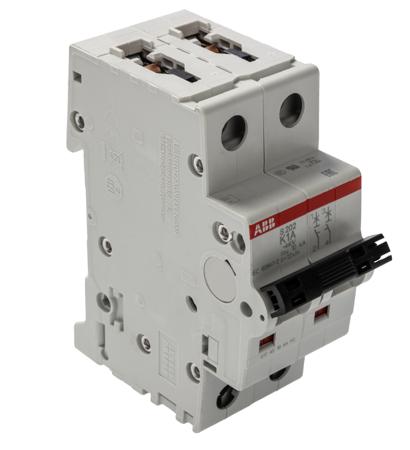2CDS252001R0217--S202-K1 ABB System M Pro 1A MCB Mini Circuit Breaker2P Curve K, Breaking Capacity 6 kA