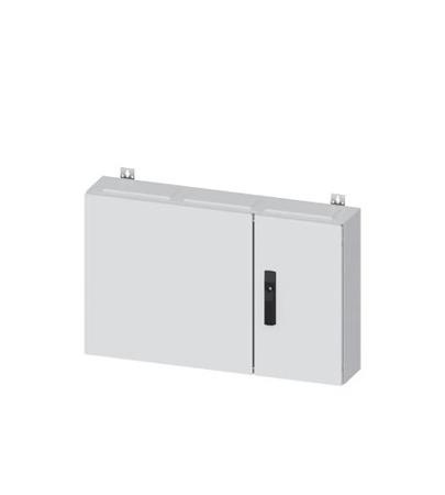 8GK1032-1KK31 Siemens Wall Mounted Cabinet Enclosure Type ALPHA 160 Series , 500 x 800 x 140mm, Steel DIN Rail Enclosure