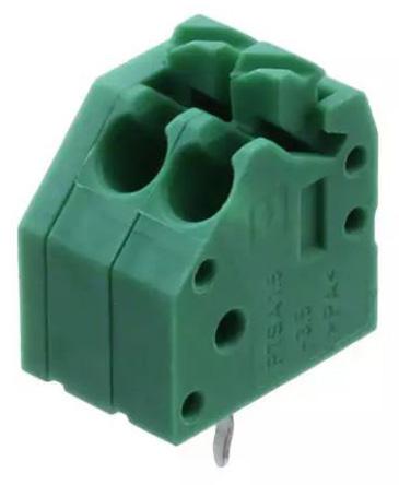 1985195 Phoenix Contact PTSA 1.5/ 2-3.5-Z Series PCB Terminal Block, 3.5mm Pitch, Through Hole Mount, Solder Termination