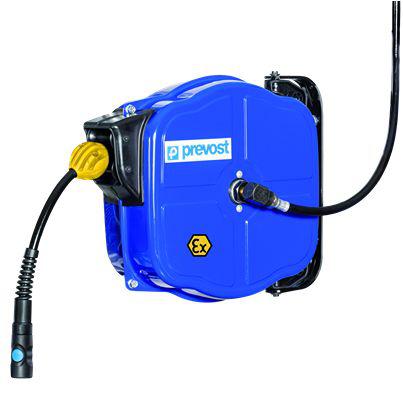DPFEXB-1012ES PREVOST 12m Air Hose Reel, 10mm Inner Diameter, 14mm Outer Diameter, 800L/min Flow Rate
