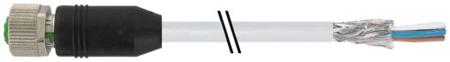 7000-17121-2910850 Murrelektronik Limited Female 8 way M12 to Free Cable End Sensor Actuator Cable, 8.5 m