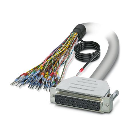 2926344 Phoenix Contact Female 50 Pin D-sub Unterminated Serial Cable, 4m, 25/S, CABLE-D-50SUB/F/OE/0 Series