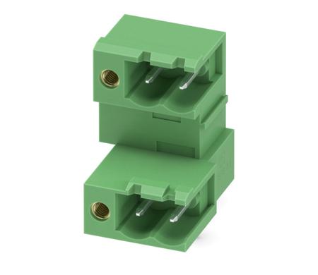 1877740 Phoenix Contact, 5.0mm Pitch, MDSTB 2.5/ 2-GFL, 2 Way, Pluggable Terminal Block, Header, Solder Termination,
