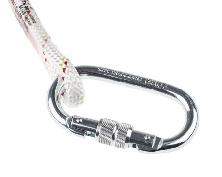 AL432-1 Protecta Scafold Hook Rope Lanyard Karabiner Twin