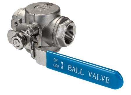 499-1950 RS Pro High Pressure Ball Valve Stainless Steel 3/4 in BSPP 3 Way