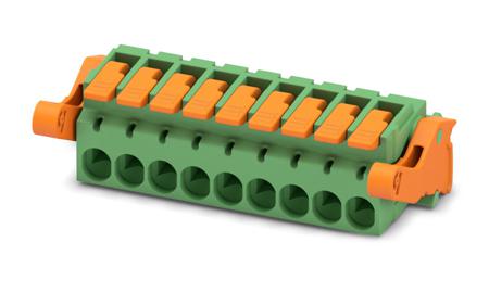 1110614 Phoenix Contact, 5.08mm Pitch, 9 Way, , Pluggable Terminal Block, Plug, Cable Mount, Push-In Termination,