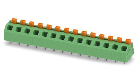 1862534 Phoenix Contact SPTAF 1/14-5.0-EL Series PCB Terminal Block, 14-Contact, 5mm Pitch, Through Hole Mount, 1-Row