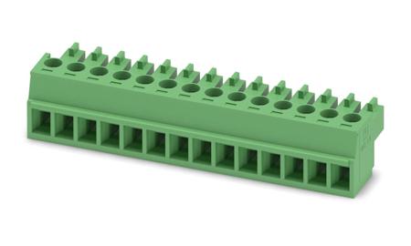 1803691 Phoenix Contact, 3.81mm Pitch, MC 1.5/14-ST-3.81, 14 Way, , Pluggable Terminal Block, Plug, Cable Mount, Screw