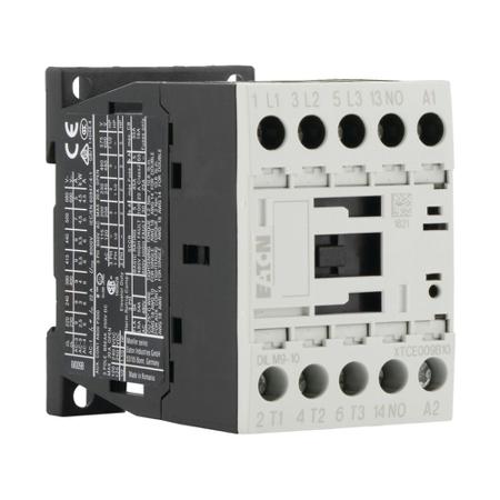 276677-DILM9-10-24V50HZ- Eaton xStart DILM 3 Pole Contactor - 9 A, 24 V ac Coil, 3NO, 4 kW