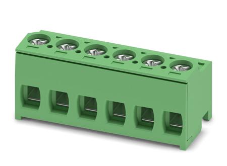 1755622 Phoenix Contact, PT 1.5/ 6-PH-5.0, 6 Way, Pluggable Terminal Block, Plug, Solder Termination,