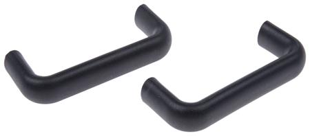 456-551 RS Pro Black Brass, Fibreglass Reinforced Nylon Concealed Fixings Matte Drawer Handle, 107mm x 40.5mm x 20mm 94mm