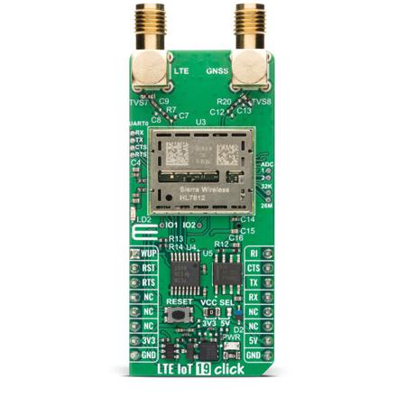 MIKROE-6747 MikroElektronika LTE IoT Click SPI Click Board MikroBUS