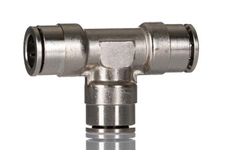100601000 Norgren 1006 Pneumatic Tee Tube-to-Tube Adapter, Push In 10 mm x Push In 10 mm x Push In 10 mm