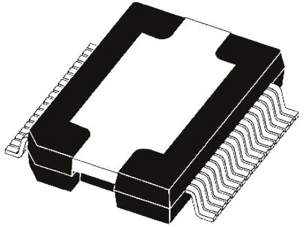 ISO8200B STMicroelectronics High Side, Smart Power SSR Power Switch IC 36-Pin, PowerSO