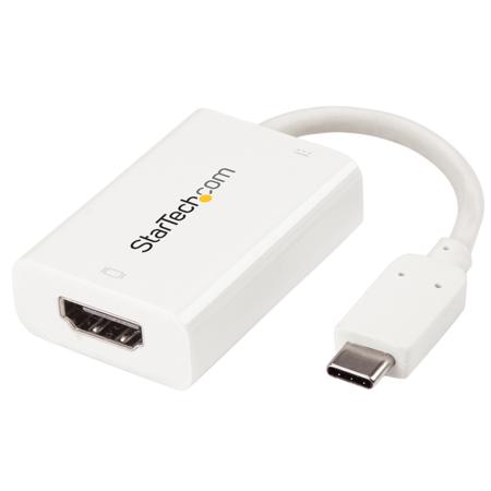 CDP2HDUCPW StarTech.com USB C to HDMI Adapter, USB 3.1, 1 Supported Display(s) - 4K @ 60Hz