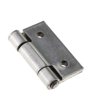 52-1-3608 Pinet Raw Stainless Steel Square Hinge with a Removable pin Screw, 40mm x 40mm x 2mm