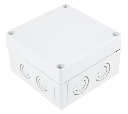 PCM 125/75 G ENCLOSURE Fibox Grey Polycarbonate Enclosure, IP66, IP67, Grey Lid, 130 x 130 x 75mm