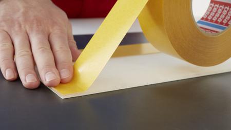 04970-00151-00 Tesa 4970 Transparent Double Sided Plastic Tape, 25mm x 50m, 0.23mm