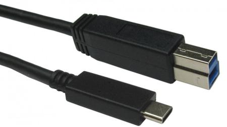 286-3712 RS PRO USB 3.1, Male USB C to Male USB B, 5Gbps, 2m, 60W