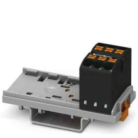 3273014 Phoenix Contact Distribution Block, 6 Way, 4mm², 24A, 690 V, Black