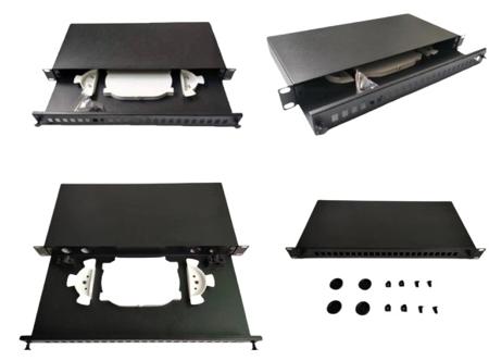 143-844 RS PRO 24 Port ST Duplex Fibre Optic Patch Panel, 1U