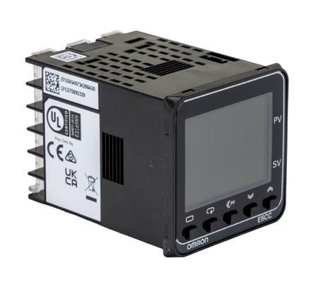 E5CC-RX3D5M-001 Omron E5CC Panel Mount PID Temperature Controller, 96 x 96mm 2 Input, 1 Output Relay, 24 V ac/dc Supply Voltage ON/OFF,