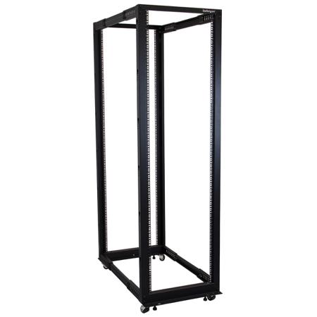 4POSTRACK42 StarTech.com Black 42U Steel Server Rack , with 4-Post Frame