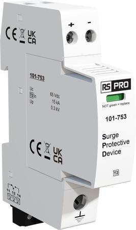 101-753 RS PRO Industrial Surge Protector, 30kA, 300 V, DIN Rail Mount