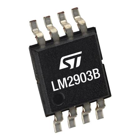 LM2903BYST  STMicroelectronics, Dual Comparator, CMOS/TTL O/P, O/P, 1μs 5 → 36 V 8-Pin ECOPACK