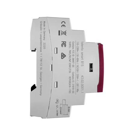 43-02-0001-1 1 Channel Digital DIN Rail Time Switch Measures Days, Hours, Minutes, Seconds, 110 → 230 V ac
