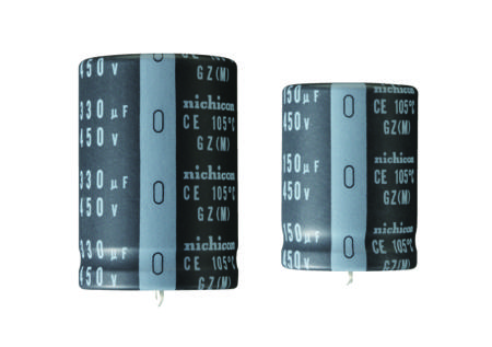 LGZ2W121MELC25 Nichicon 120μF Aluminium Electrolytic Capacitor 450V dc, Snap-In -
