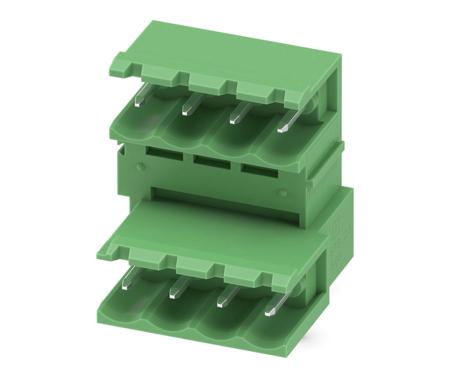 1842539 Phoenix Contact, 5.08mm Pitch, MDSTB 2.5/ 4-G-5.08, 4 Way, Pluggable Terminal Block, Header, Solder Termination,