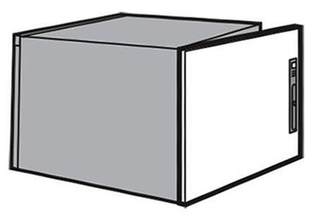 PDS7A8R Light Grey Steel 882x800mm Rear Door
