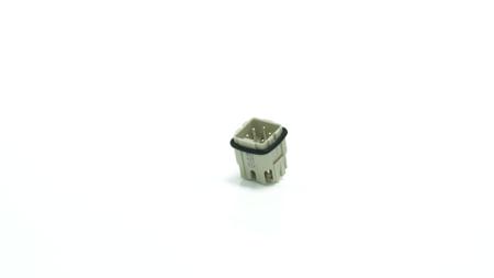 208-4329 RS PRO Heavy Duty Power Connector Insert, 4 contacts, 10A, Male