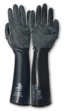 089711141X Honeywell Safety Butoject Black Butyl Chemical Resistant Work Gloves, Size 11