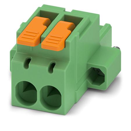 1110628 Phoenix Contact, 5.08mm Pitch, 2 Way, , Pluggable Terminal Block, Plug, Cable Mount, Push-In Termination,