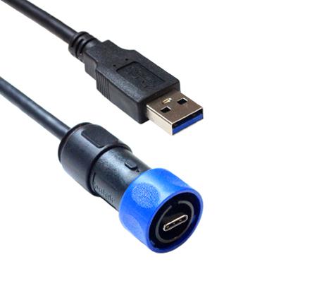 PXP4041/C/C/5M00 Bulgin USB 3.2, Male USB C to Male USB C, 5m