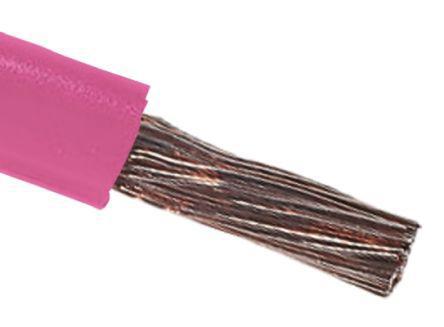 815-8719 RS Pro Pink Single Core Tri-rated Cable, 25 mm² CSA, 600 → 1000 V, 136 A, 100m