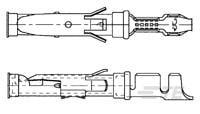 163092-2 TE Connectivity 16309 Series Socket Crimp Contact, 26AWG Min, 24AWG Max