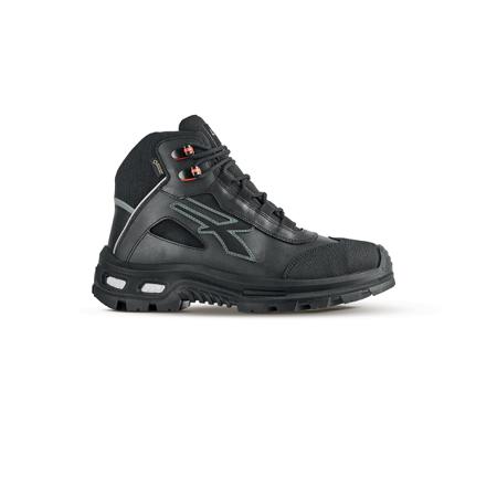 RL1E104-46 UPower Red Over Unisex Black Composite Toe Capped Safety Shoes, UK 11, EU 46