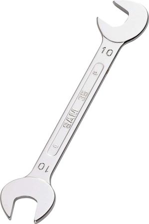 35-17 SAM 35 Series Open-end Wrench, 17mm, Metric, Double Ended, 139.4 mm Overall