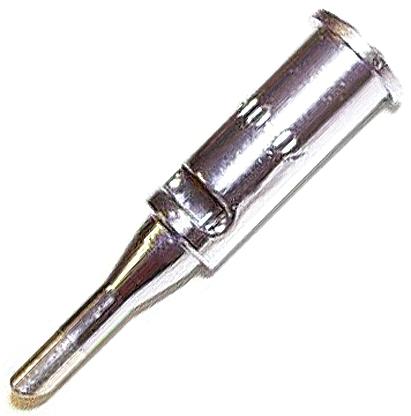 T0051612399 Weller 70 01 04 3 mm Bevel Soldering Iron Tip for use with Standard Pyropen, Piezo