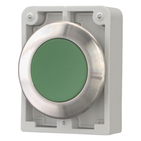 188095-M30I-FDR-G Eaton M30I Series Push Button Switch, Maintained, Panel Mount, 30.5mm Cutout, IP66, IP67, IP69