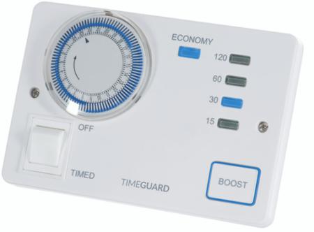 TRTM7N Timeguard Analogue Economy 7 Programer with Boost Control Programable Thermostats, 13A, 230 V ac, 0 → 40 °C
