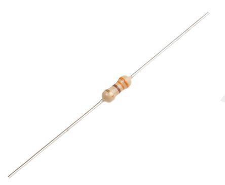 RS-Carbon-330R-5--0-25W RS Pro RS Series Axial Fixed Resistor 330Ω ±5% 0.25W -500 → +350ppm/°C