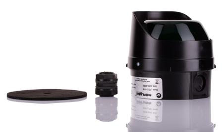 LED-TL-01-01 Moflash LED TL Series Amber Multiple Effect Beacon, 8 → 20 V ac/dc, Surface Mount, Wall Mount, LED Bulb, IP65